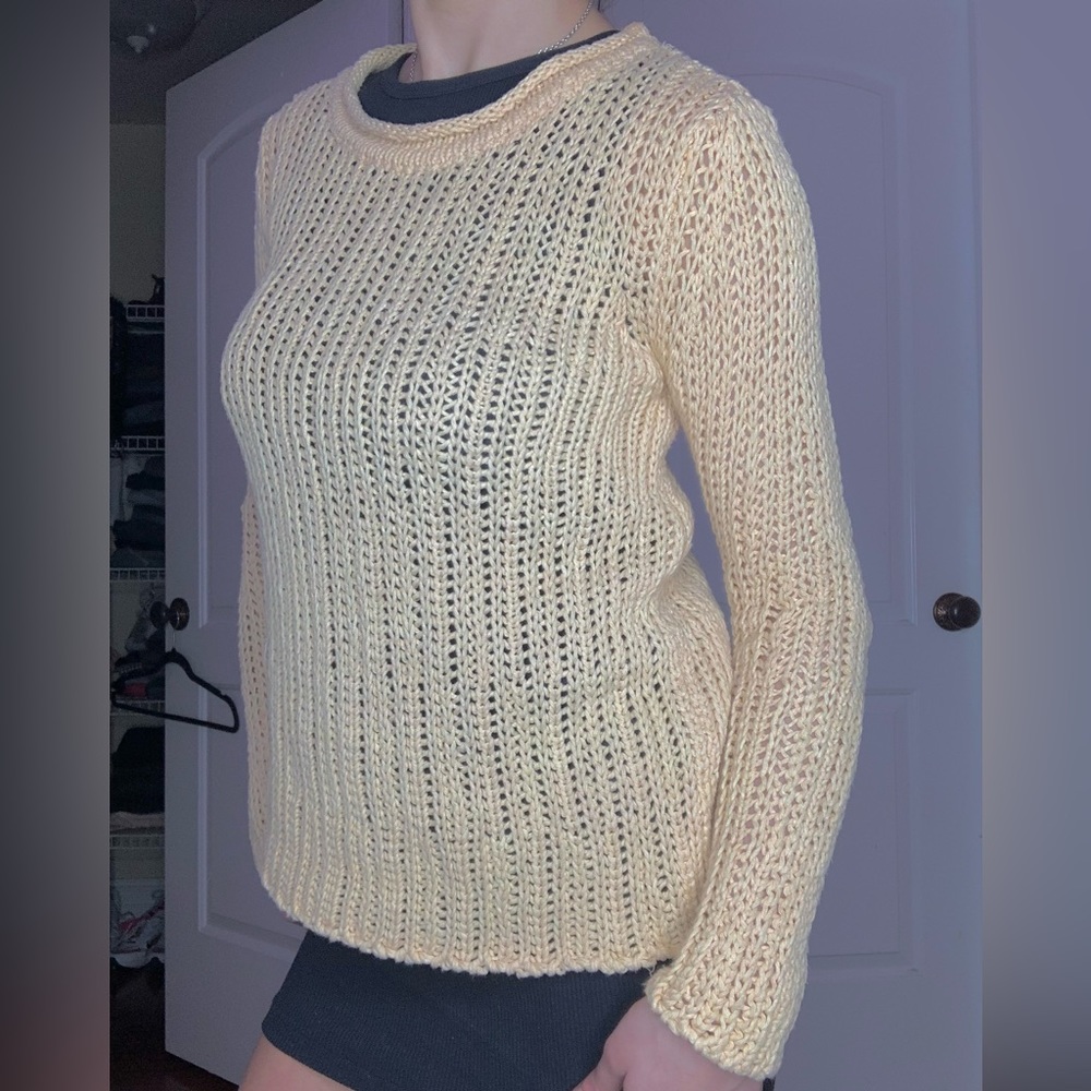Crochet sweater by Joan and David - Made in Italy